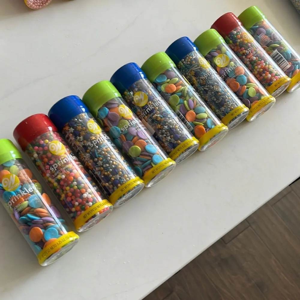 Wilton 10 Rainbow & Stars Mix Sprinkles, NWT